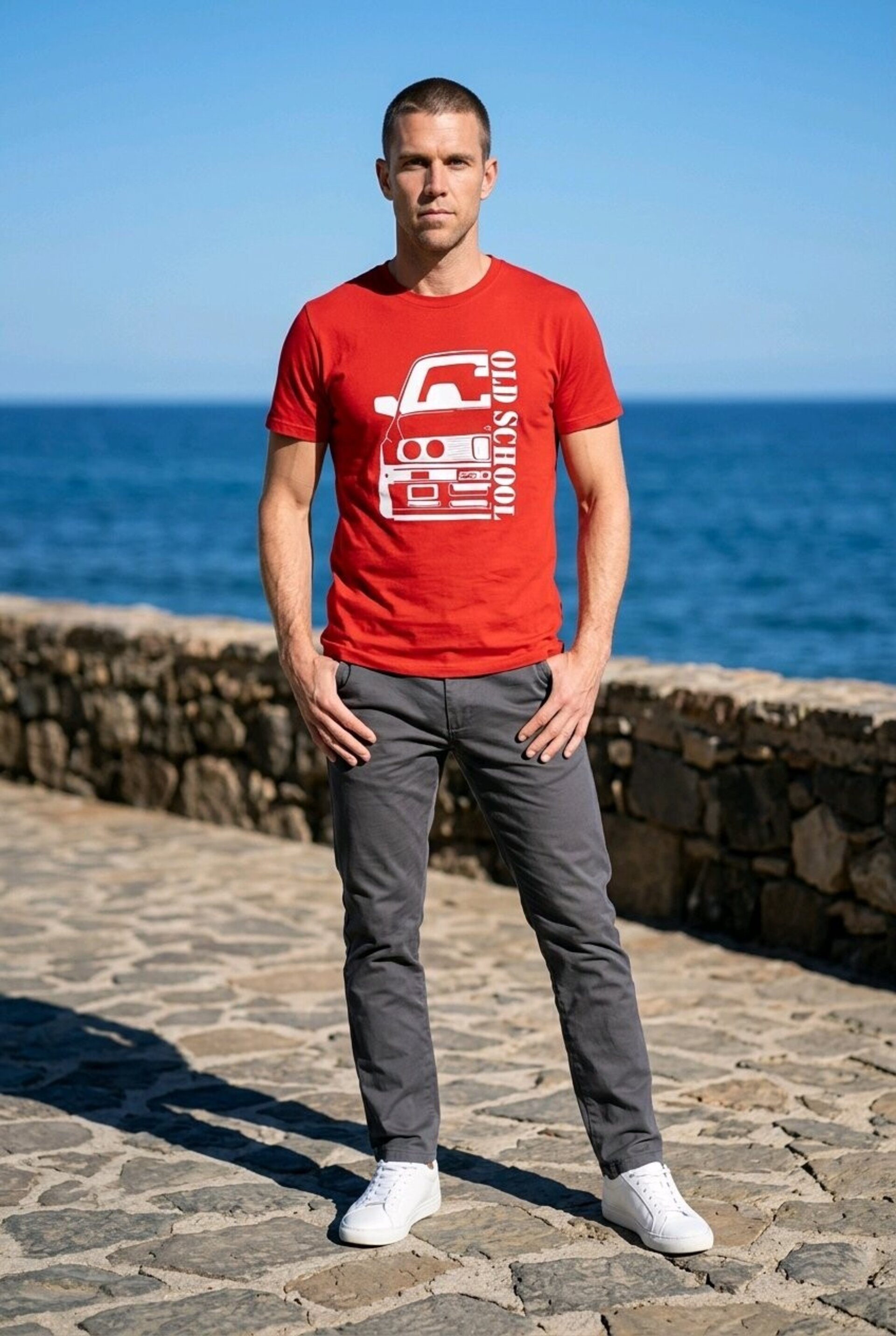 Camiseta Unisex “Old School” E30 Moda Urbana Casual - 2