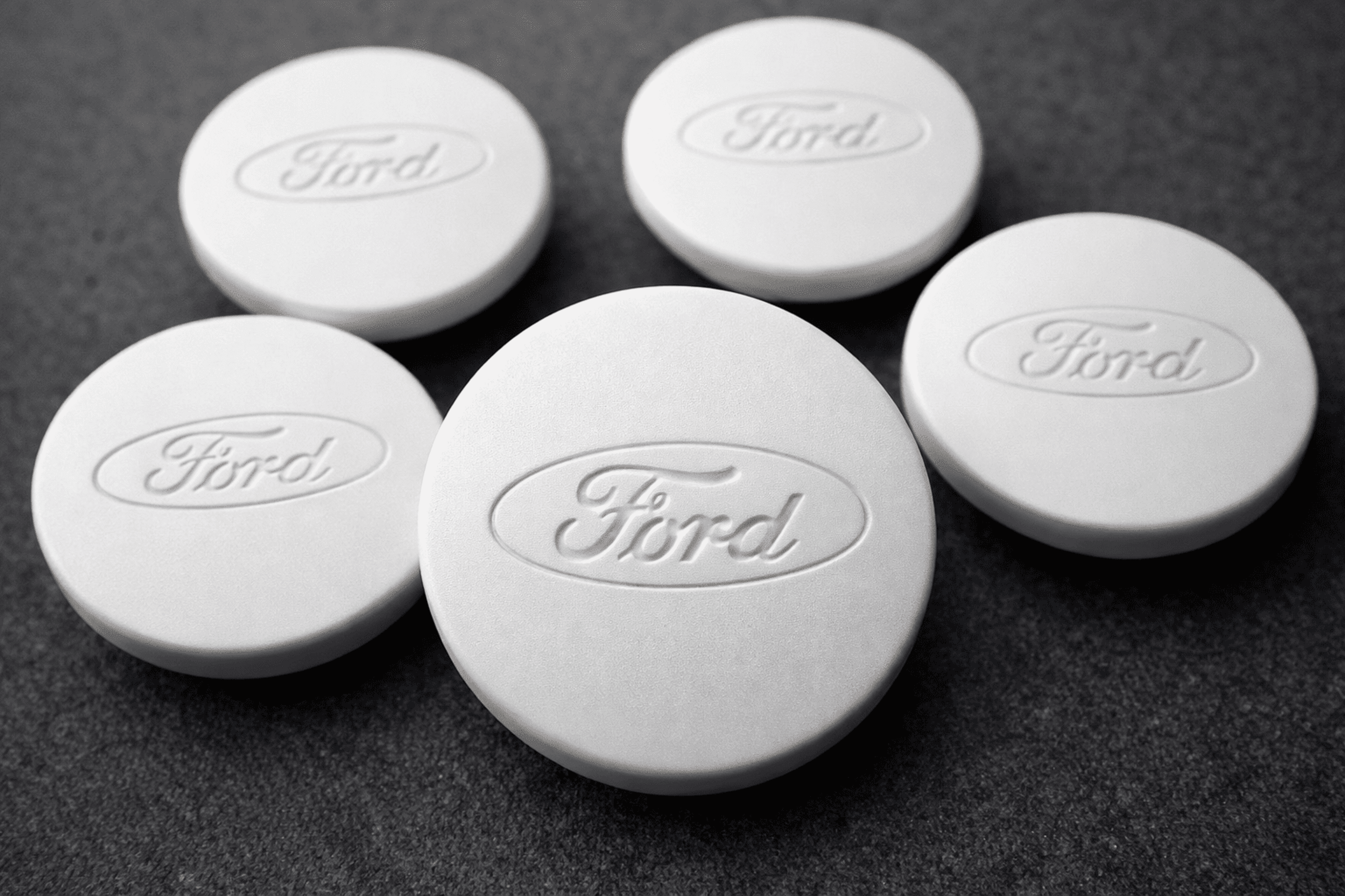 Tapa central de llanta Ford Escort RS turbo  MK4 – Réplica compatible - 2