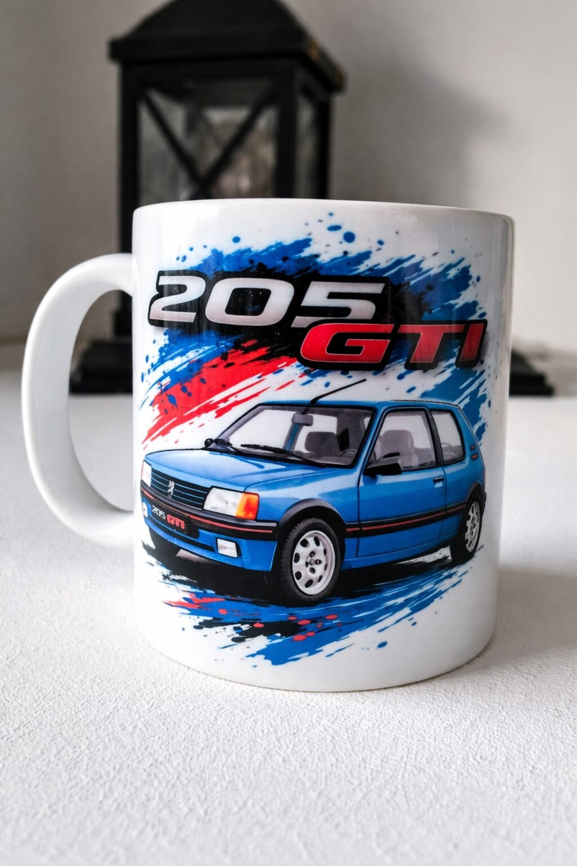 Taza de Cerámica Peugeot 205 GTI – Edición "Legendary Blue" - 2