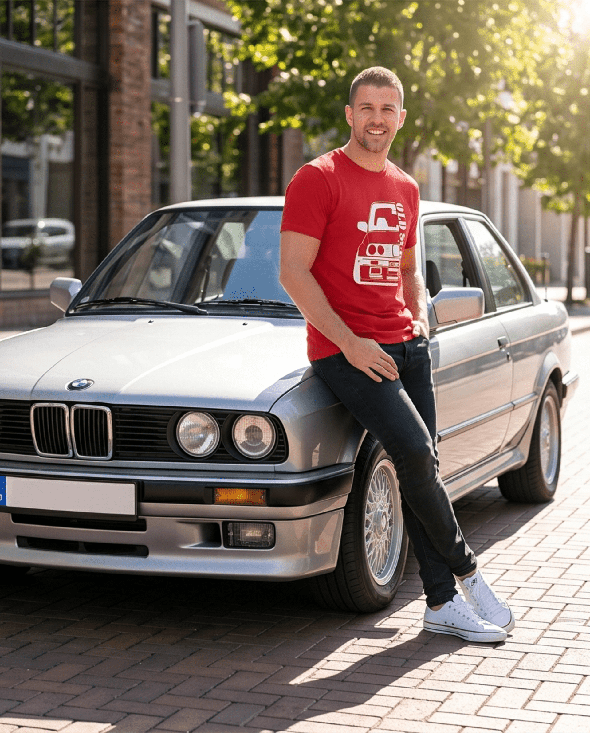 Camiseta Unisex “Old School” E30 Moda Urbana Casual - 7