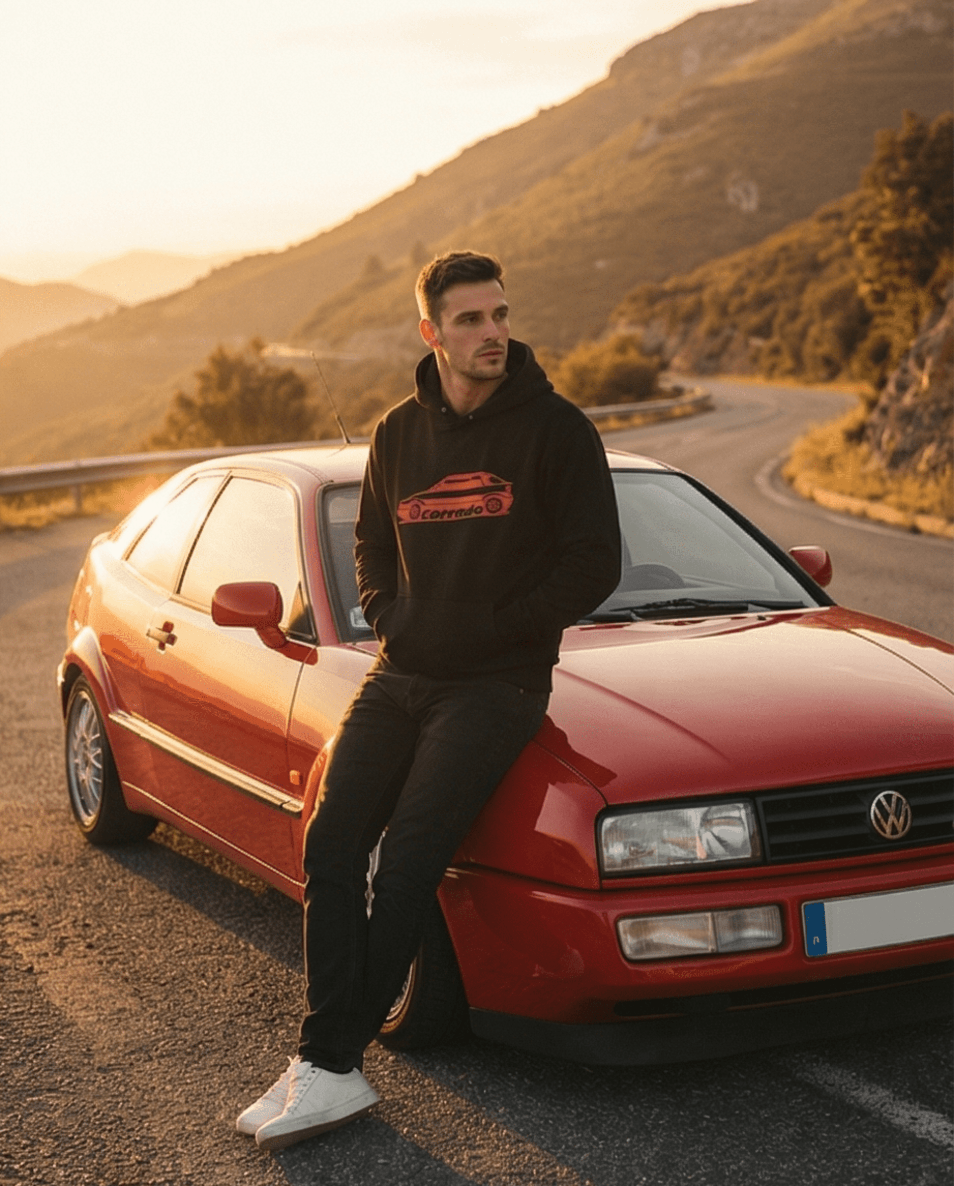 Sudadera negra con diseño deportivo Corrado | Estilo urbano premium - 1