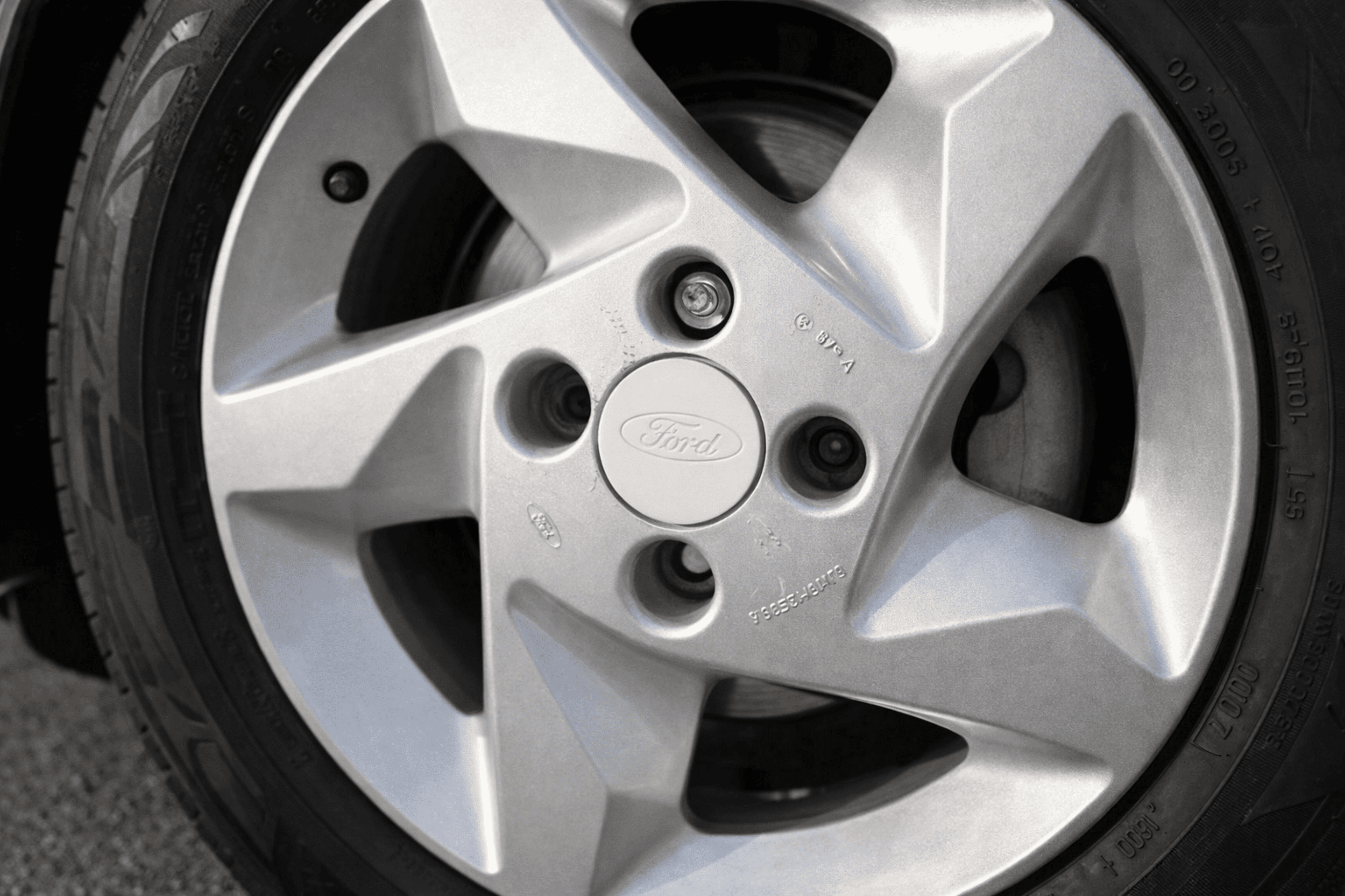 Tapa central de llanta Ford Escort RS turbo  MK4 – Réplica compatible - 3