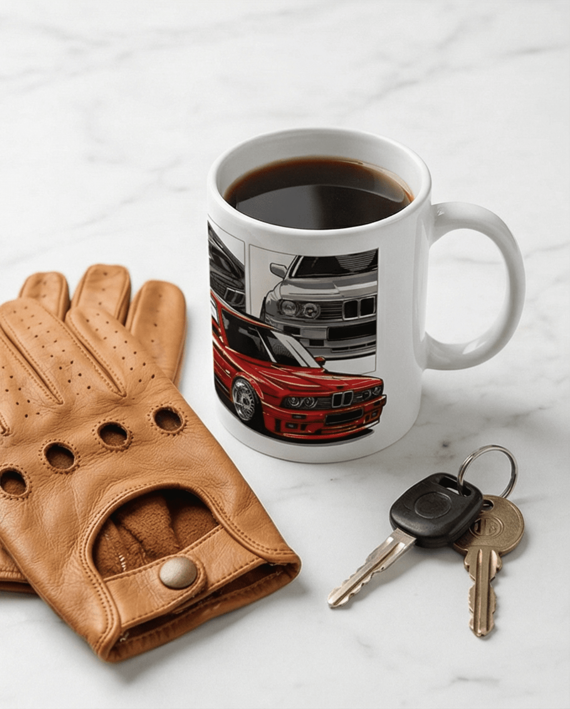 Taza de cerámica E30 – Diseño clásico deportivo - 4
